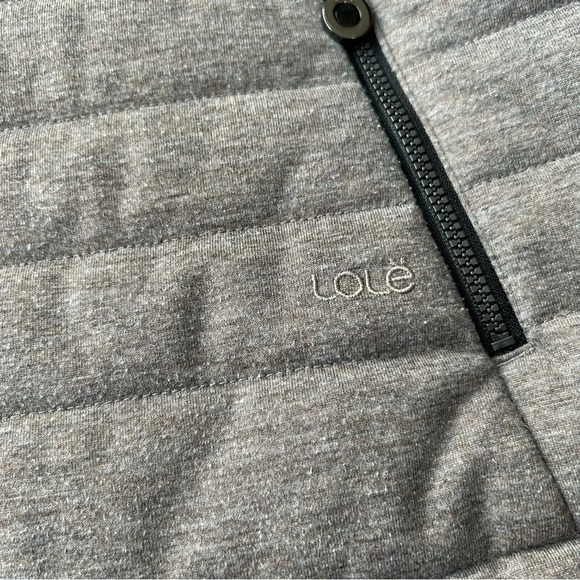 Lole Lightweight Quilted Fabric  Puffer Jacket in Grey Mauve - Picture 11 of 16